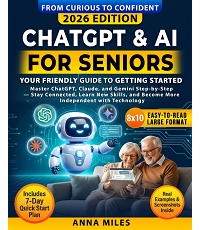 ChatGPT & AI for Seniors : Your Friendly Guide to Getting Started: Master ChatGPT, Claude, and Gemini Step-by-Step — Stay Connected, Learn New Skills, ... with Technology (From Curious to Confident)